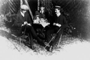 Mcintyre Family At Tea In The Grounds Of Enville Toowoomba In 6" x 4" Photo Print