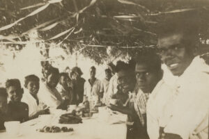 People Seated At Christmas Table Woorabinda 6" x 4" Photo Print