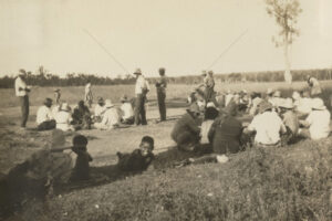 Groups Gathered In Clearing Woorabinda 6" x 4" Photo Print