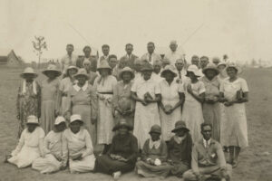 Church Members Holding Prayer Books 6" x 4" Photo Print