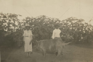 Man Holding Bible In Yard Woorabinda 6" x 4" Photo Print