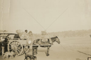 Man Working In Garden Woorabinda 6" x 4" Photo Print