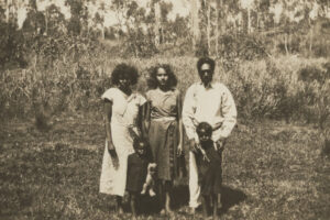 Two Women And Children In Clearing Ravenshoe 6" x 4" Photo Print