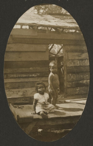 Children On Platform Near Church Woorabinda 6" x 4" Photo Print