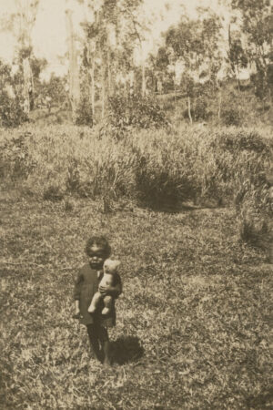 Girl Holding Teddy Bear Ravenshoe 6" x 4" Photo Print