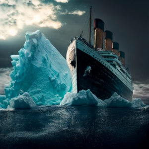 Titanic Approaches Deadly Iceberg 6" x 4" Photo Print