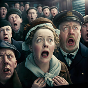 Passengers Panicking On Titanic Deck 6" x 4" Photo Print