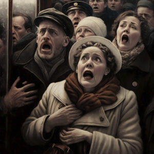 Chaos As Titanic Begins To Sink 6" x 4" Photo Print