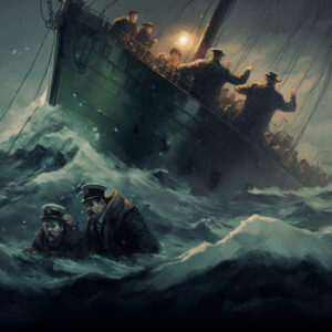 Titanic Rescue Effort At Sea 6" x 4" Photo Print