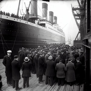 Passengers Boarding The Titanic 6" x 4" Photo Print