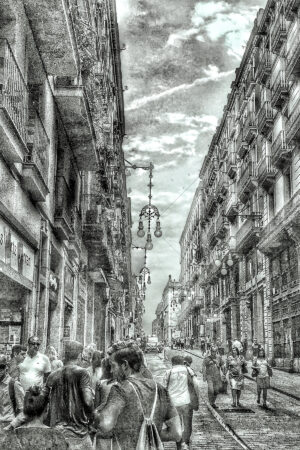 The World In Black And White  6" x 4" Photo Print