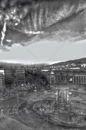 The World In Black And White  6" x 4" Photo Print