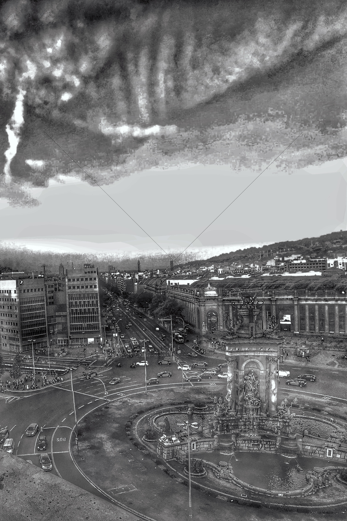 The World In Black And White 6" x 4" Photo Print