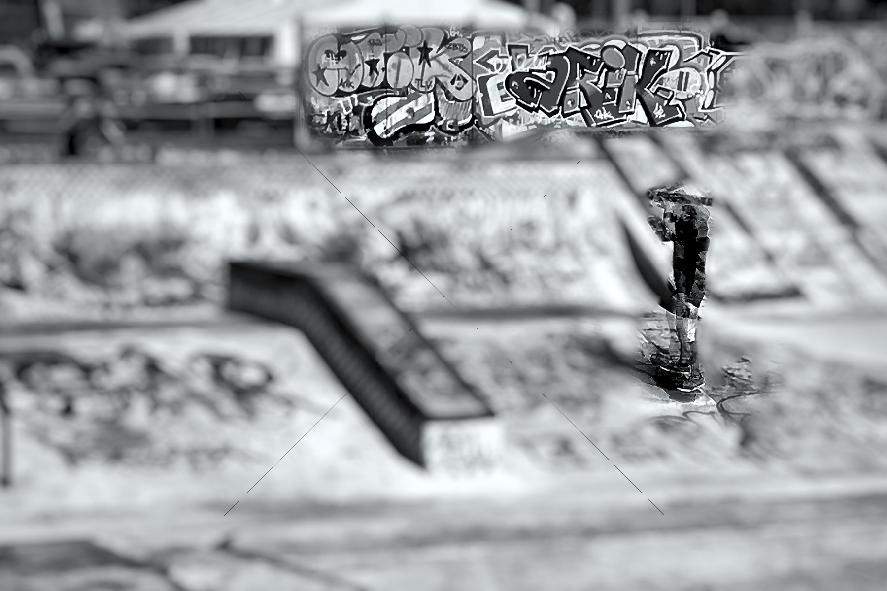 The World In Black And White 6" x 4" Photo Print