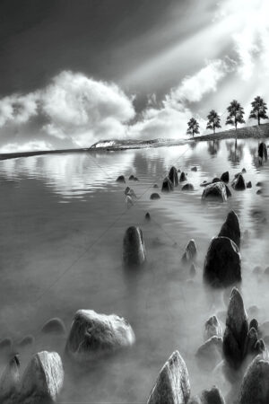 The World In Black And White 6" x 4" Photo Print