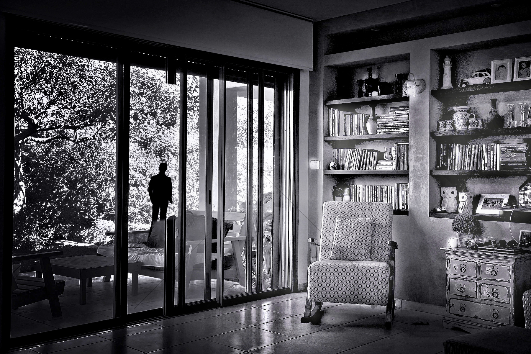 The World In Black And White 6" x 4" Photo Print