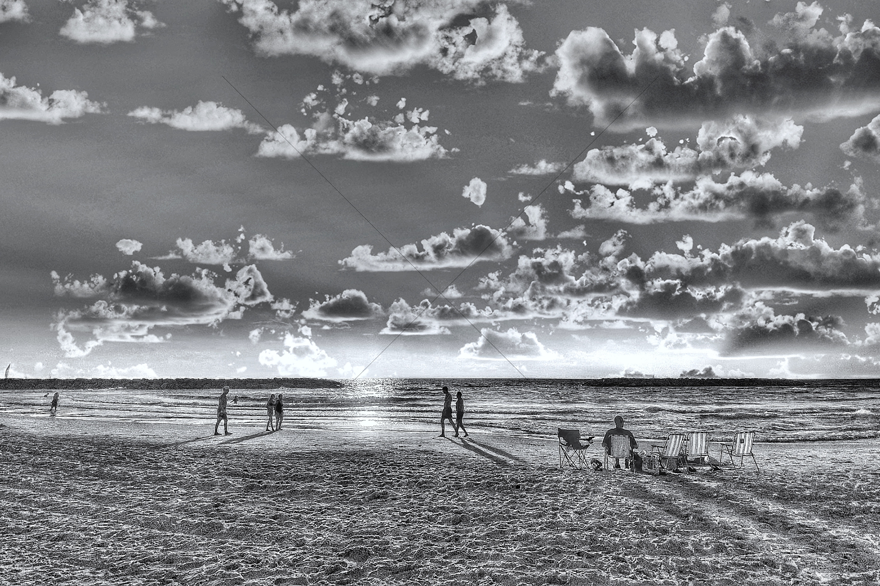 The World In Black And White 6" x 4" Photo Print