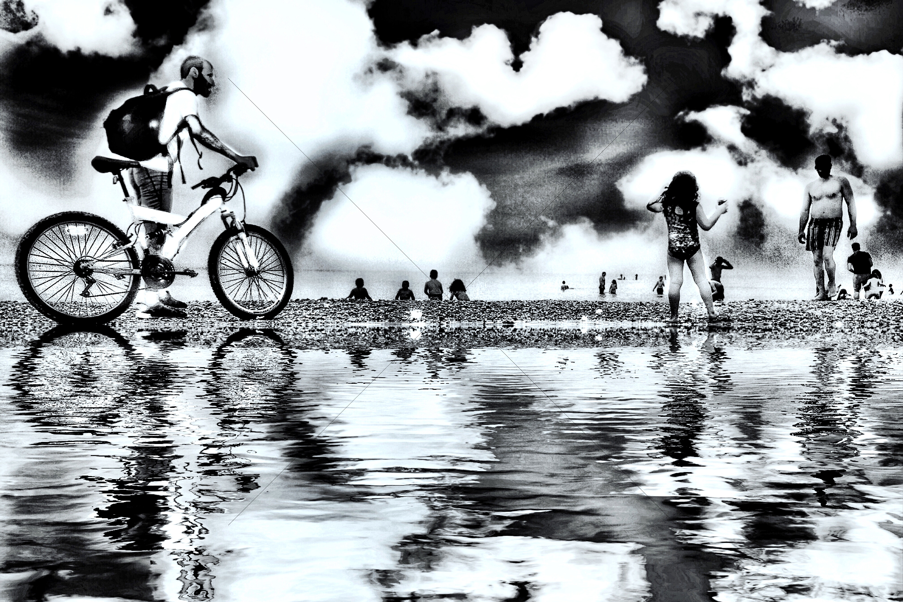 The World In Black And White 6" x 4" Photo Print