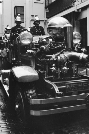 Firemen And Fire Engine At Brigade Headquarters Sydney 17 Ma 6" x 4" Photo Print