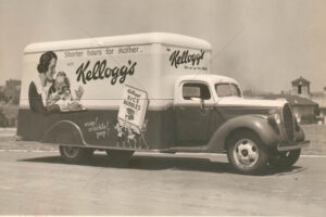 Kelloggs Van For Ah Peters  Co At Sydney University 6" x 4" Photo Print