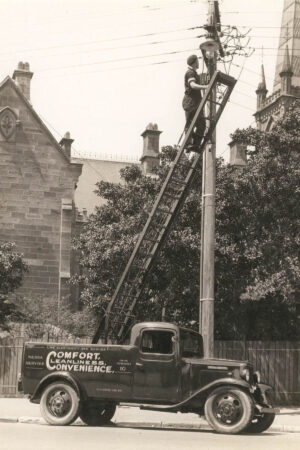 Newcastle County Council Electricity Supply Truck With Ladde 6" x 4" Photo Print