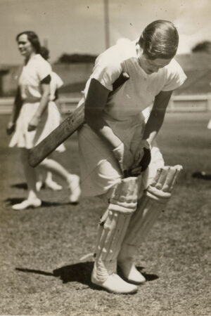 Miss Child Playing Cricket Ca 1935 6" x 4" Photo Print