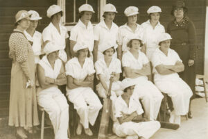 Unidentified Womens Cricket Team Ca 1935 6" x 4" Photo Print