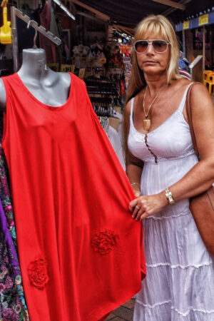 Does This Dress Suit Me Well 6" x 4" Photo Print