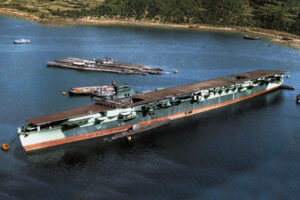 Cancelled carrier Kasagi at Sasebo 5 November 1945 6" x 4" Photo Print