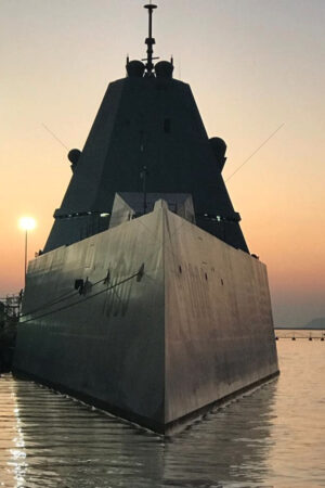 Destroyer USS Zumwalt 6" x 4" Photo Print