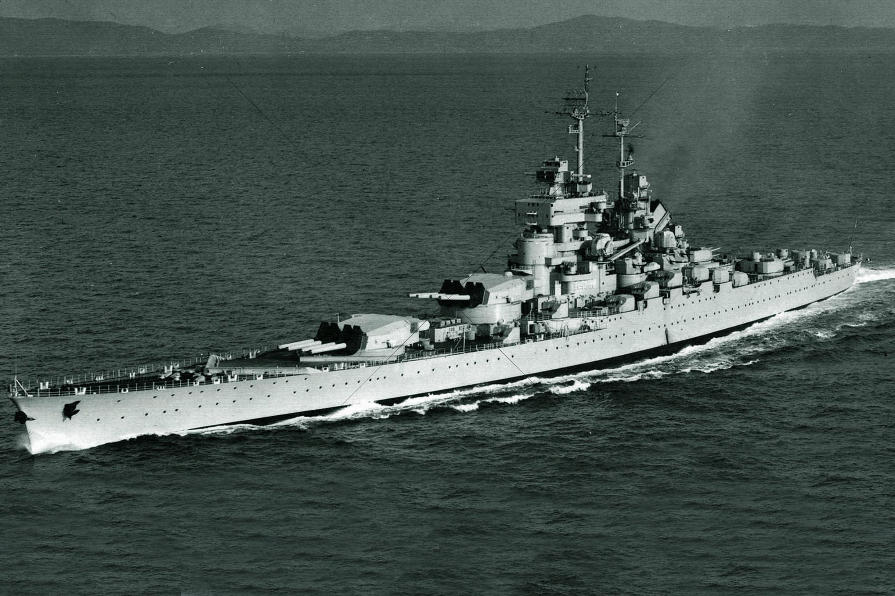 French battleship Jean Bart underway1 6" x 4" Photo Print