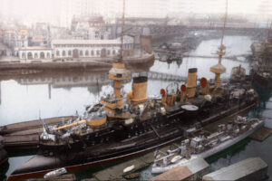 French battleship Massena 6" x 4" Photo Print