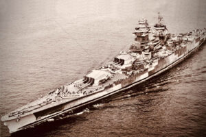 French battleship Richelieu on 26 august 1943 6" x 4" Photo Print