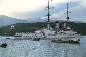 German battleship Tirpitz in Baltic Sea, 1941 6" x 4" Photo Print