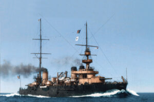 German heavy cruiser Admiral Graf Spee sinking off 6" x 4" Photo Print