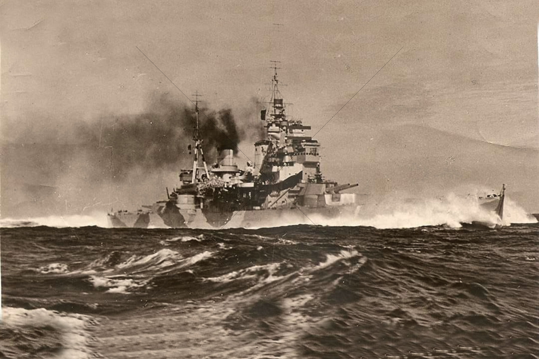 German heavy cruiser Admiral Hipper in Brest, 1942 6" x 4" Photo Print