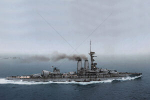 HMS Dreadnought and HMS Victory in the background 6" x 4" Photo Print