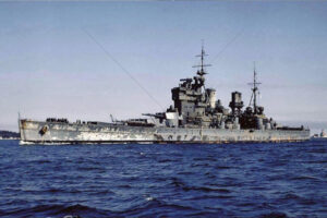 HMS Howe late 1943 6" x 4" Photo Print