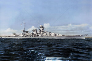 HMS King George V in 1945 6" x 4" Photo Print