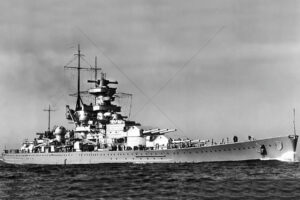 HMS King George V underway 6" x 4" Photo Print