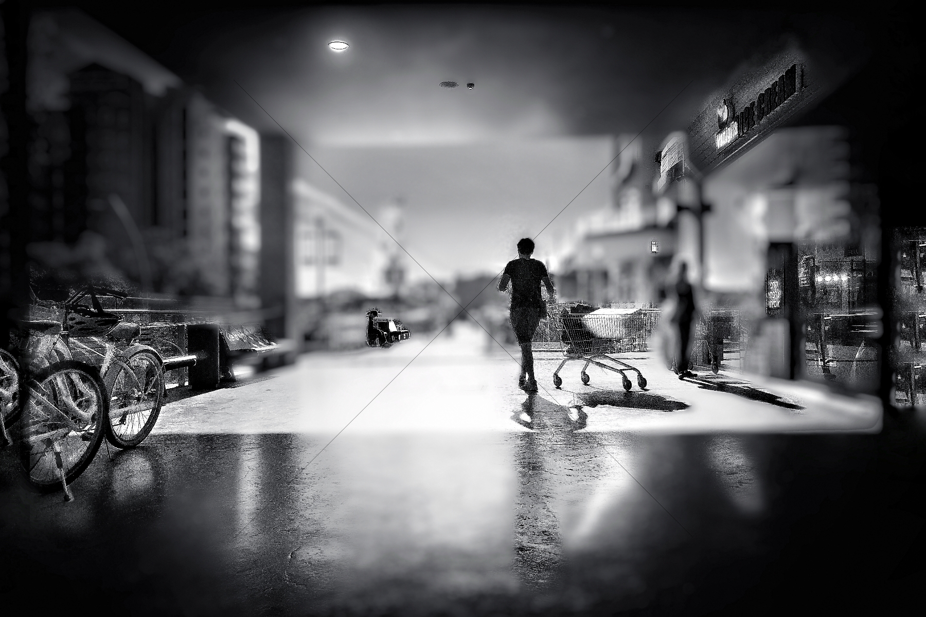 The World In Black And White 6" x 4" Photo Print