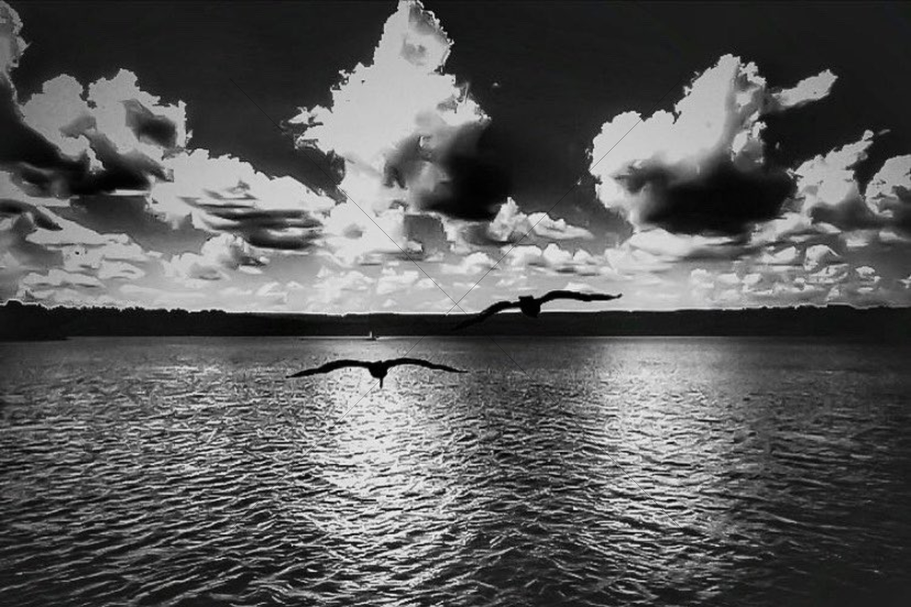 The World In Black And White 6" x 4" Photo Print