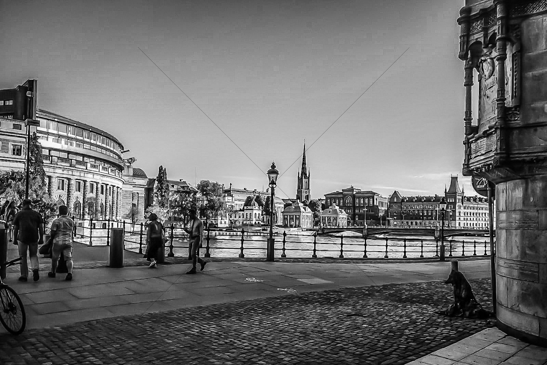 The World In Black And White 6" x 4" Photo Print