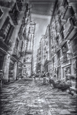 The World In Black And White 6" x 4" Photo Print