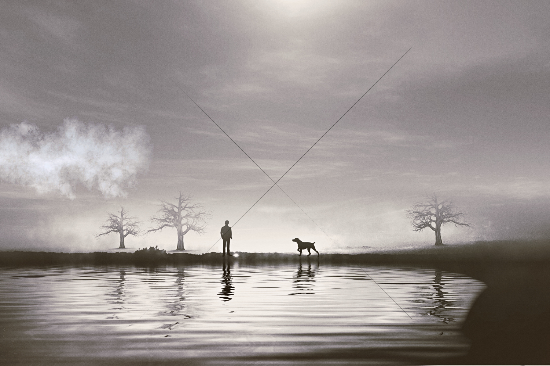 The World In Black And White 6" x 4" Photo Print