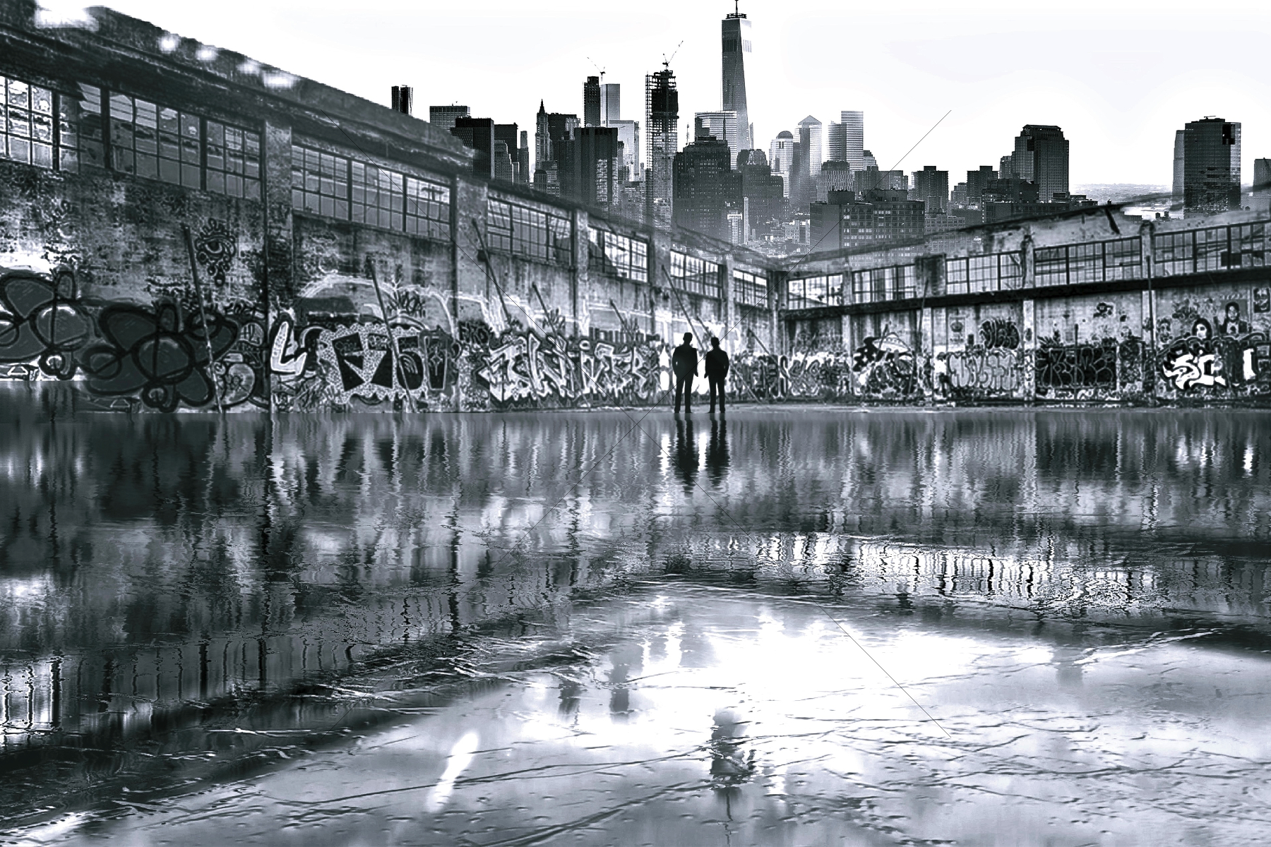 The World In Black And White 6" x 4" Photo Print