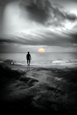 The World In Black And White 6" x 4" Photo Print