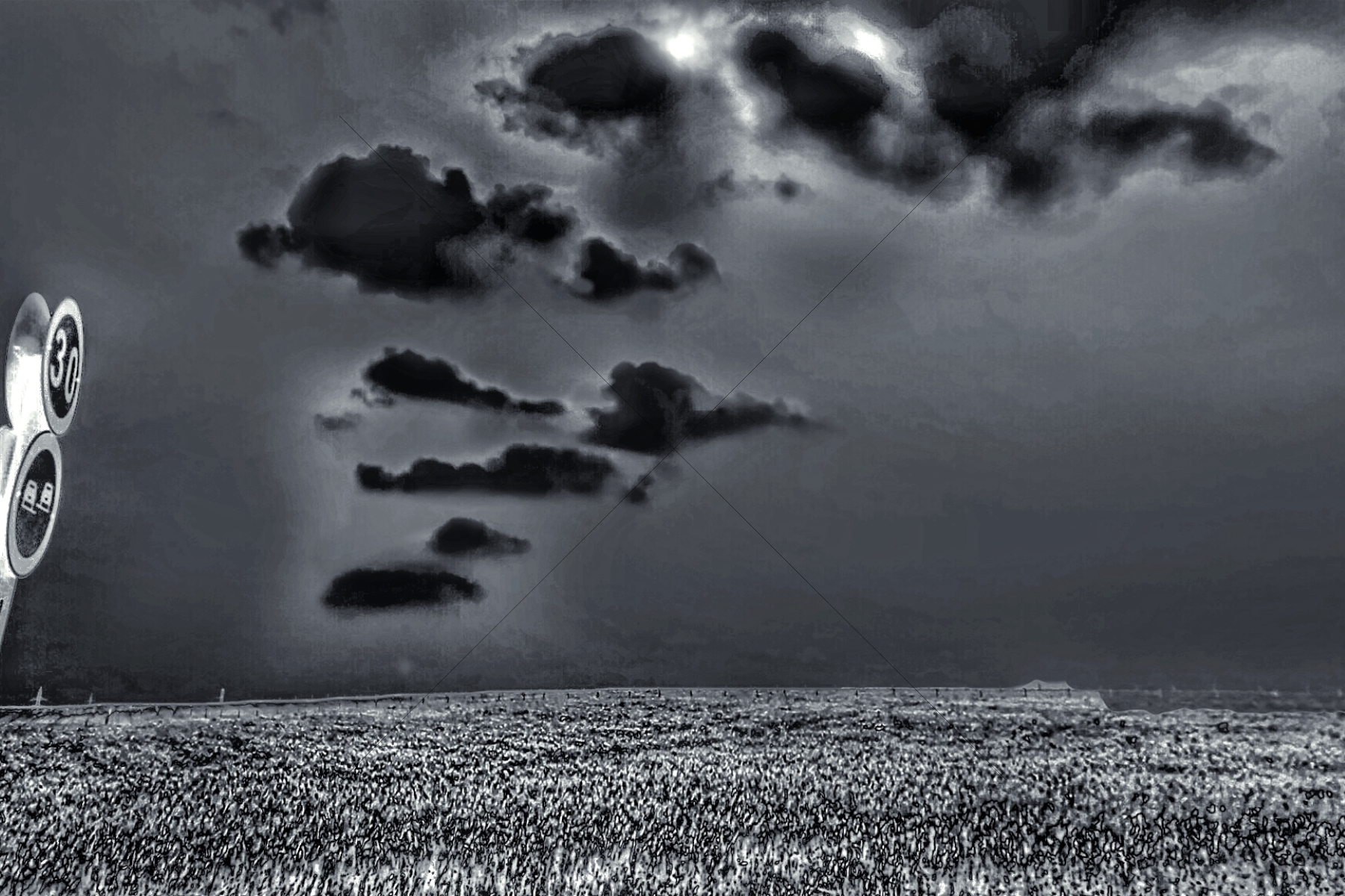 The World In Black And White 6" x 4" Photo Print