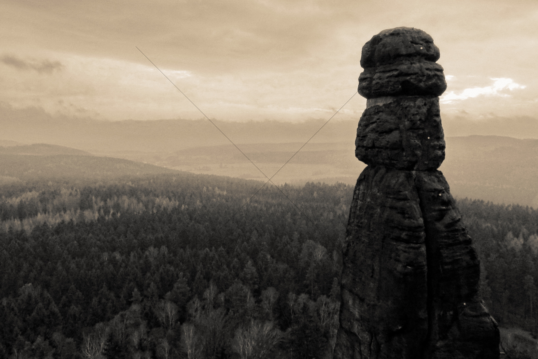 The World In Black And White 6" x 4" Photo Print