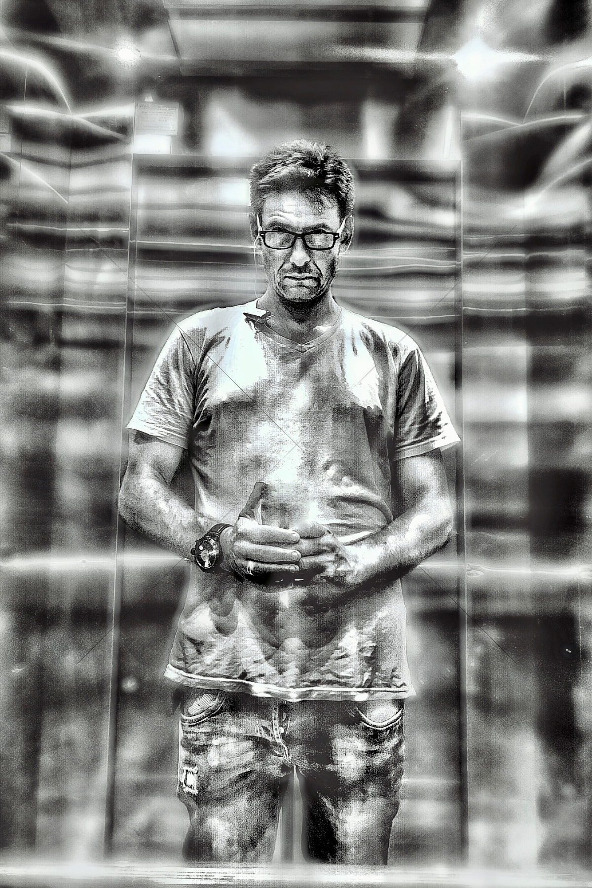 The World In Black And White 6" x 4" Photo Print